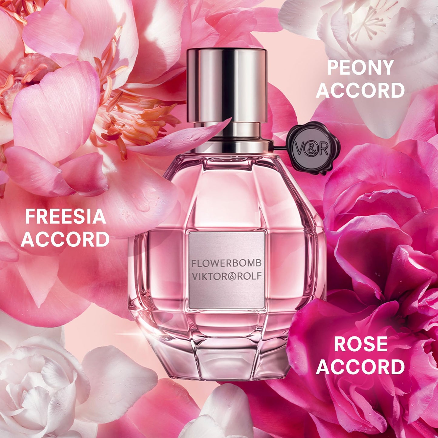 Viktor&Rolf - Flowerbomb Eau de Parfum - Women's Perfume Set - Floral & Woody - With Notes of Rose, Peony & Patchouli - Perfume, 1 Fl Oz, Body Lotion & Body Cream
