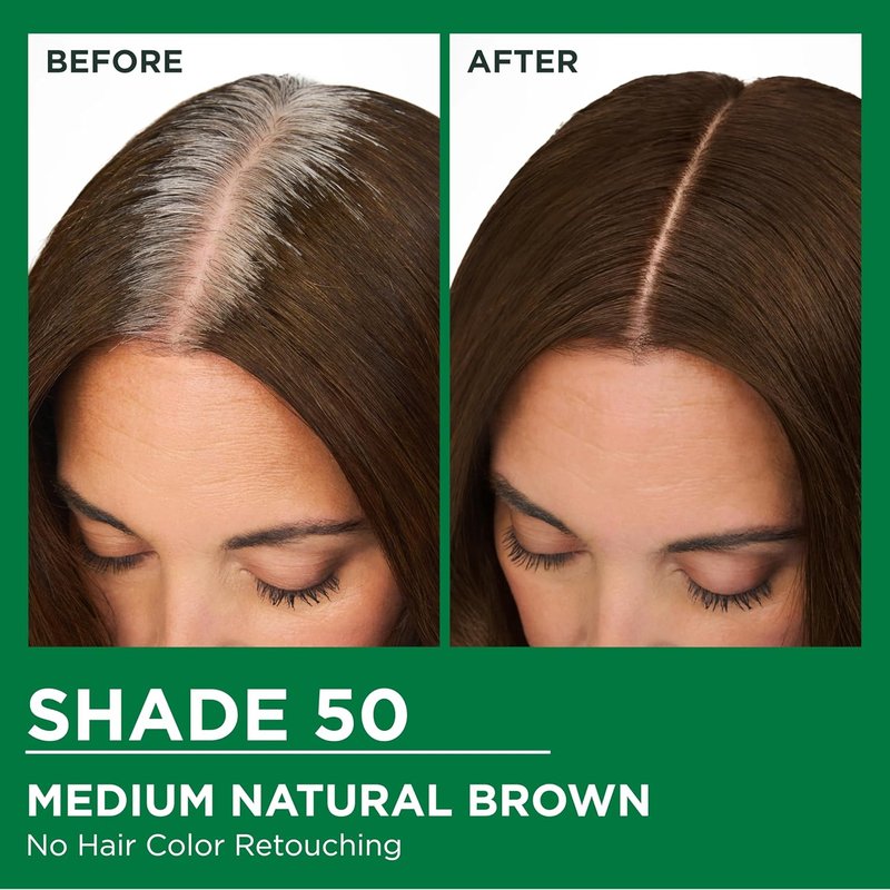 Garnier Nutrisse Hair Color - Permanent Vegan Dye for 100% Gray Coverage | 53 Medium Golden Brown, 2 Count