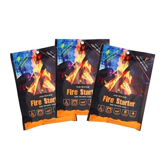 Instafire 3-Pack Pouch, Black, 9.5 x 1.8 x 7.8 inches (90-02533)