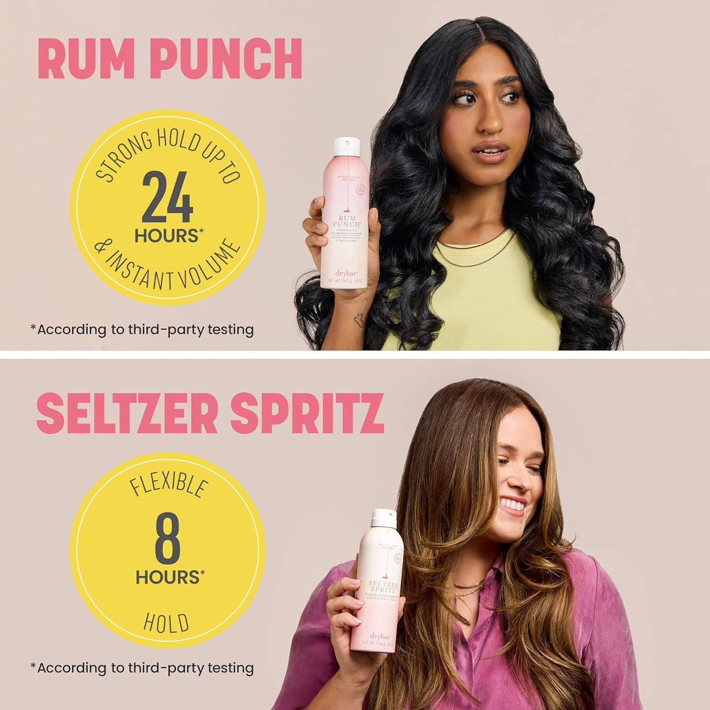 Drybar Seltzer Spritz Flexible Hold Hairspray - 8-Hour Hold, Touchable Finish, Ultrafine Mist, Vegan & Cruelty-Free