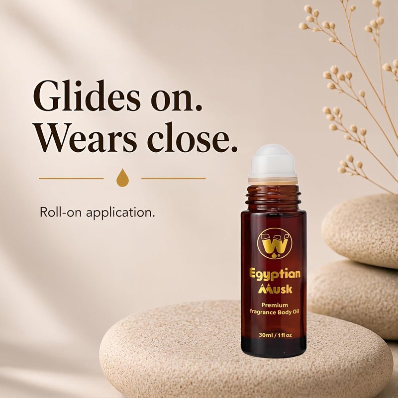 Egyptian Musk Oil - Versatile Roll-On & Glass Bottle Options | 0.33oz - 4oz Sizes