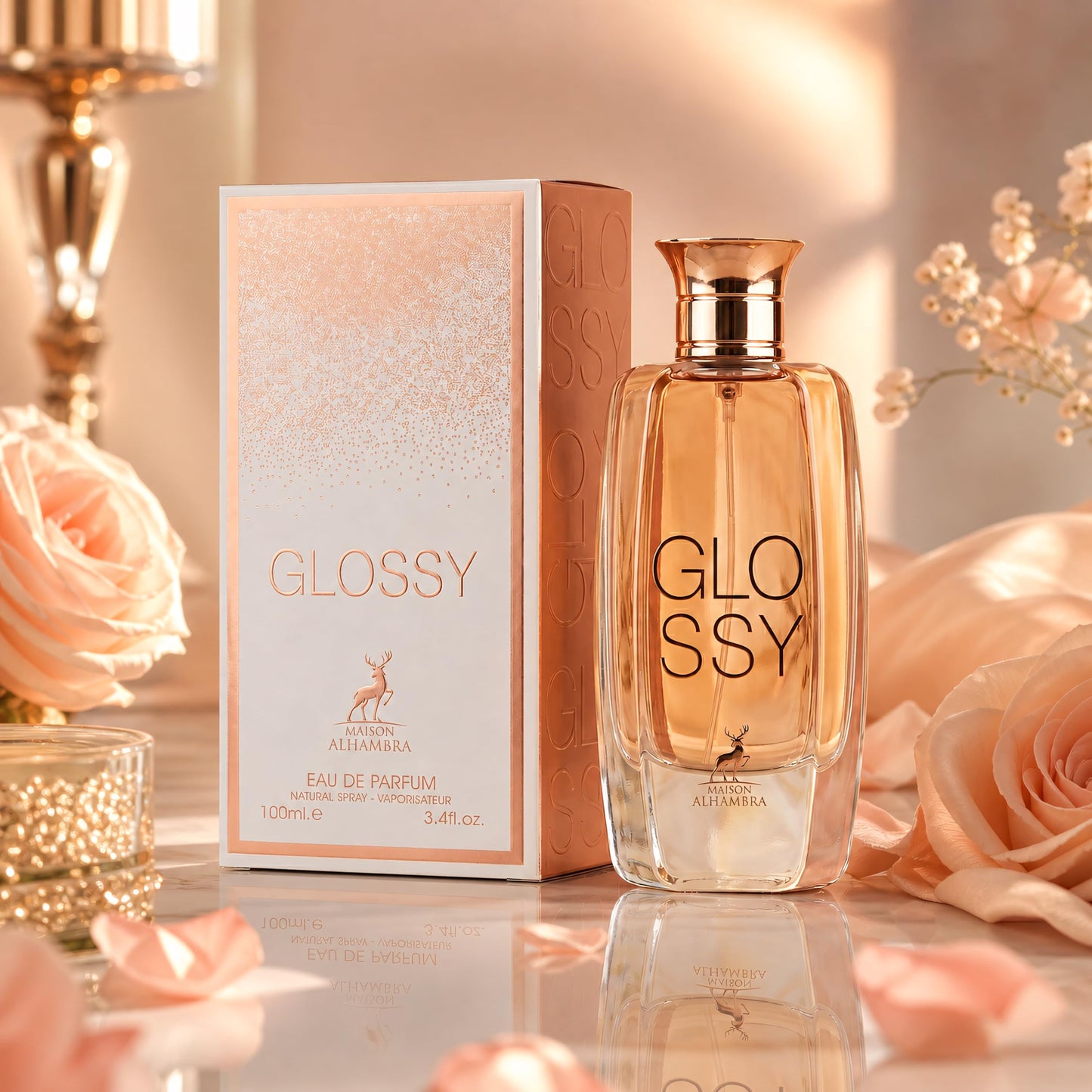 Glossy by Maison Alhambra for Women - 3.4 oz EDP Spray
