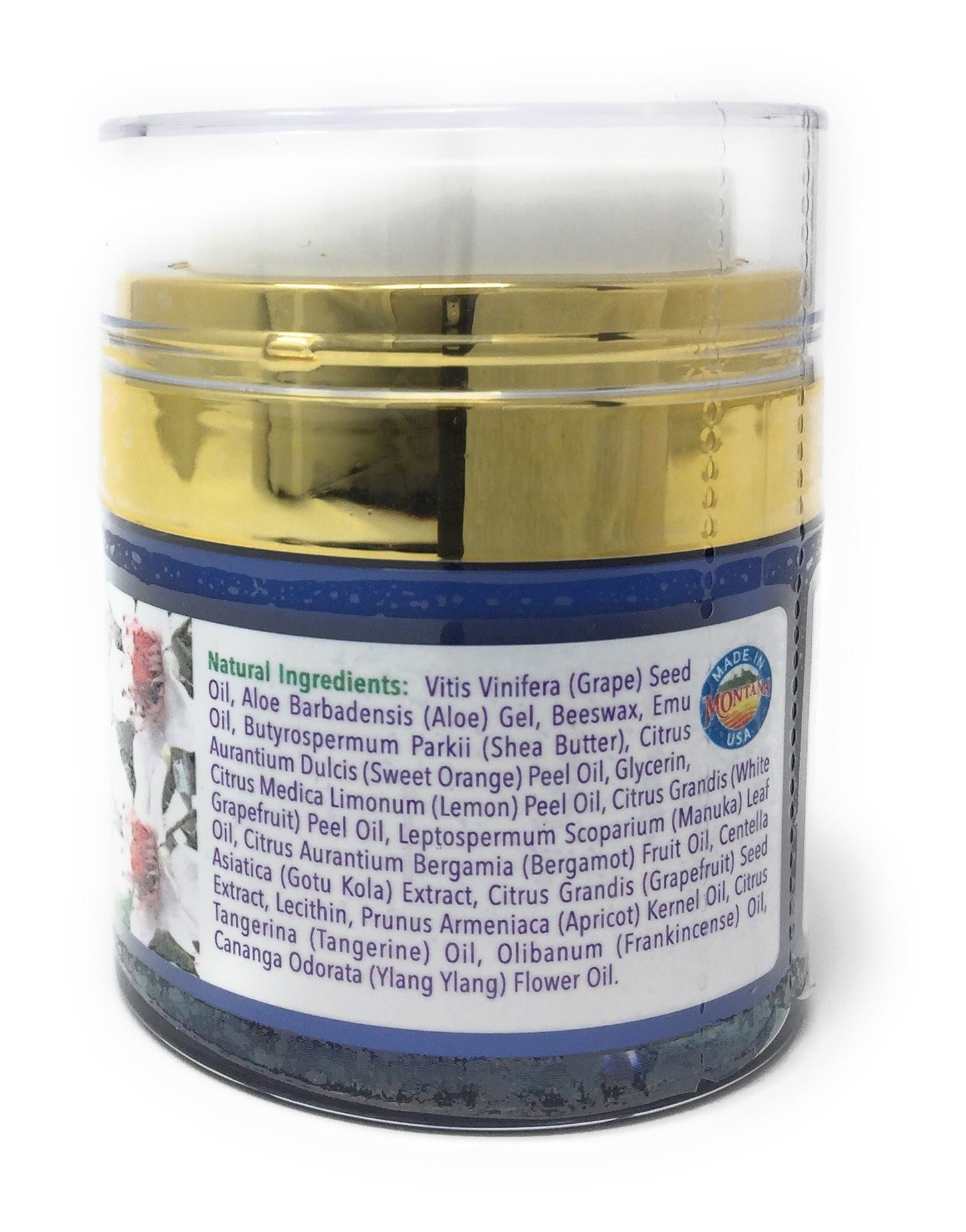 Montana Emu Ranch - Balancing Facial Cream 1 Ounce Jar - Enhanced with Pure Emu Oil - Compatible with Most Skin Types