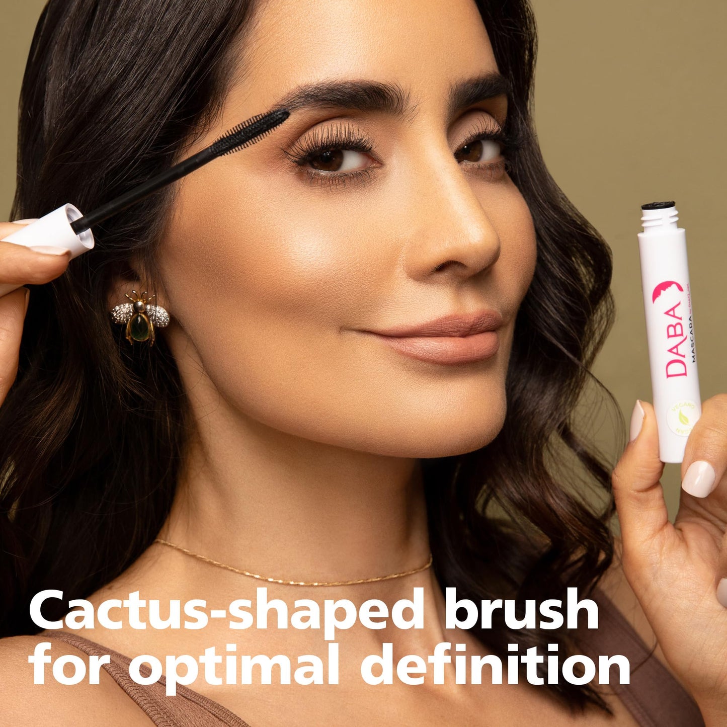 DABALASH Daba Duo – Waterproof Mascara & Gentle Vegan Mascara in Very Black – Promotes Longer, More Voluminous & Defined Lashes – Paraben & Cruelty-Free – 0.45 oz & 0.3 oz