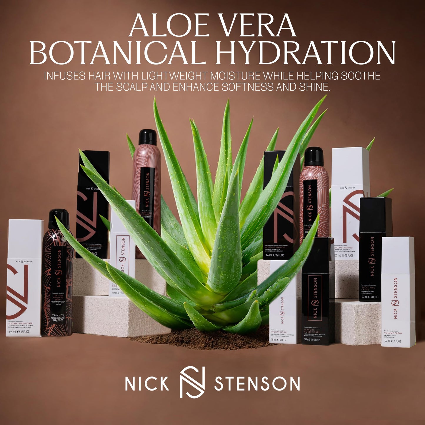 Nick Stenson Root Lifter Spray - For Fine Hair - Instantaneous Lift - Builds Body with a Soft Finish - Vegan and Colorsafe - 6 oz.