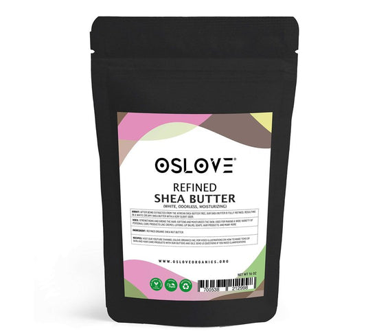Oslove Organics SHEA BUTTER-REFINED, ORGANIC 16 oz. Rich and Creamy (16)