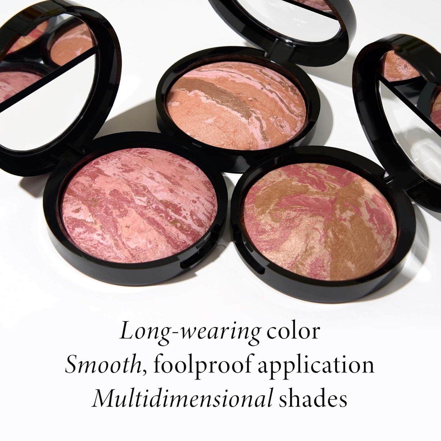 Laura Geller Baked Blush-n-Bronze | Marbleized 2-in-1 Sculpting Bronzer & Blush - Berry Bronze