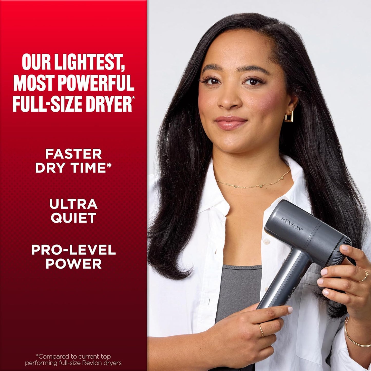 Revlon PowerMove Hair Dryer - Lightweight Blow Dryer with Advanced BLDC Motor for Salon-Quality Performance