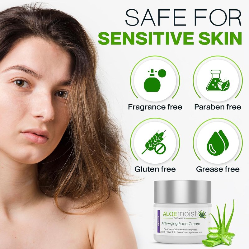 Advanced Retinol Cream - Anti-Aging Moisturizer for Face | Organic Retinol for Wrinkle Repair, Day & Night Use