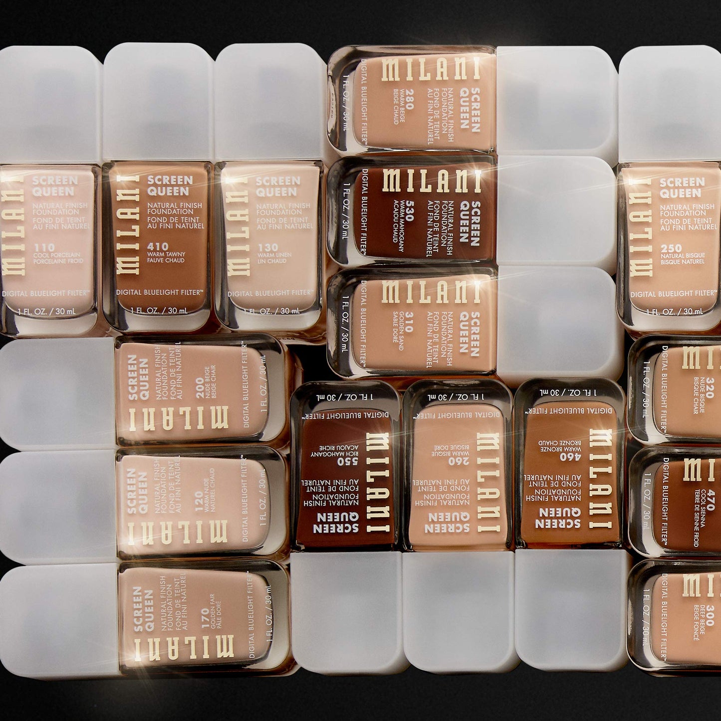 Milani Screen Queen Natural Finish Foundation - #320n Nude Bisque -30ml/1oz By Milani