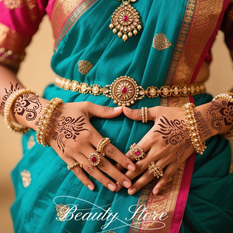 10 Sheets Henna Tattoo Stencil Kit - Temporary Tattoo Stencils for Hands and Forearm, Indian Inspired Designs - Self-Adhesive Tattoo Stickers