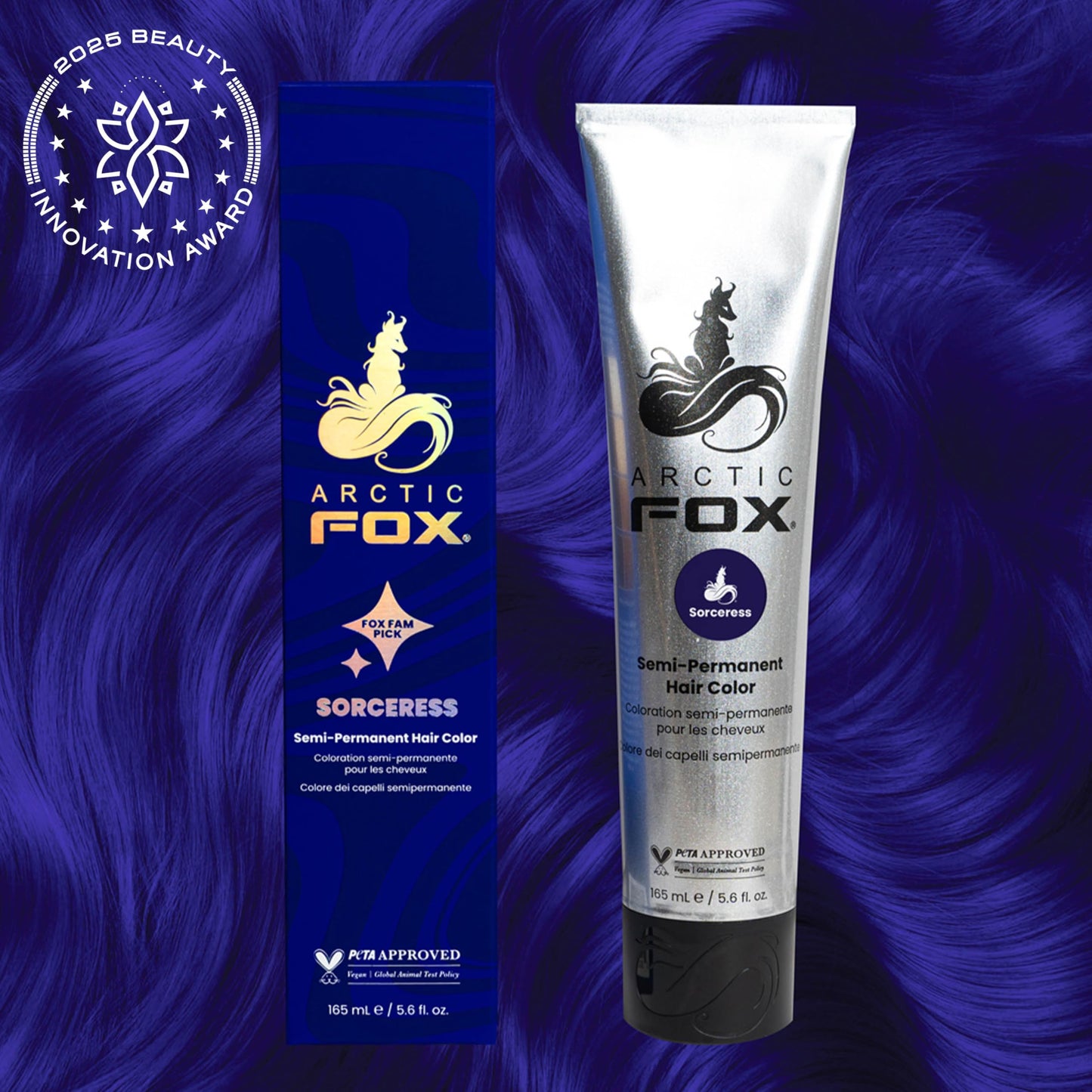 ARCTIC FOX Semi-Permanent Hair Dye Sorceress - Vegan Ammonia-Free - 5.6 oz