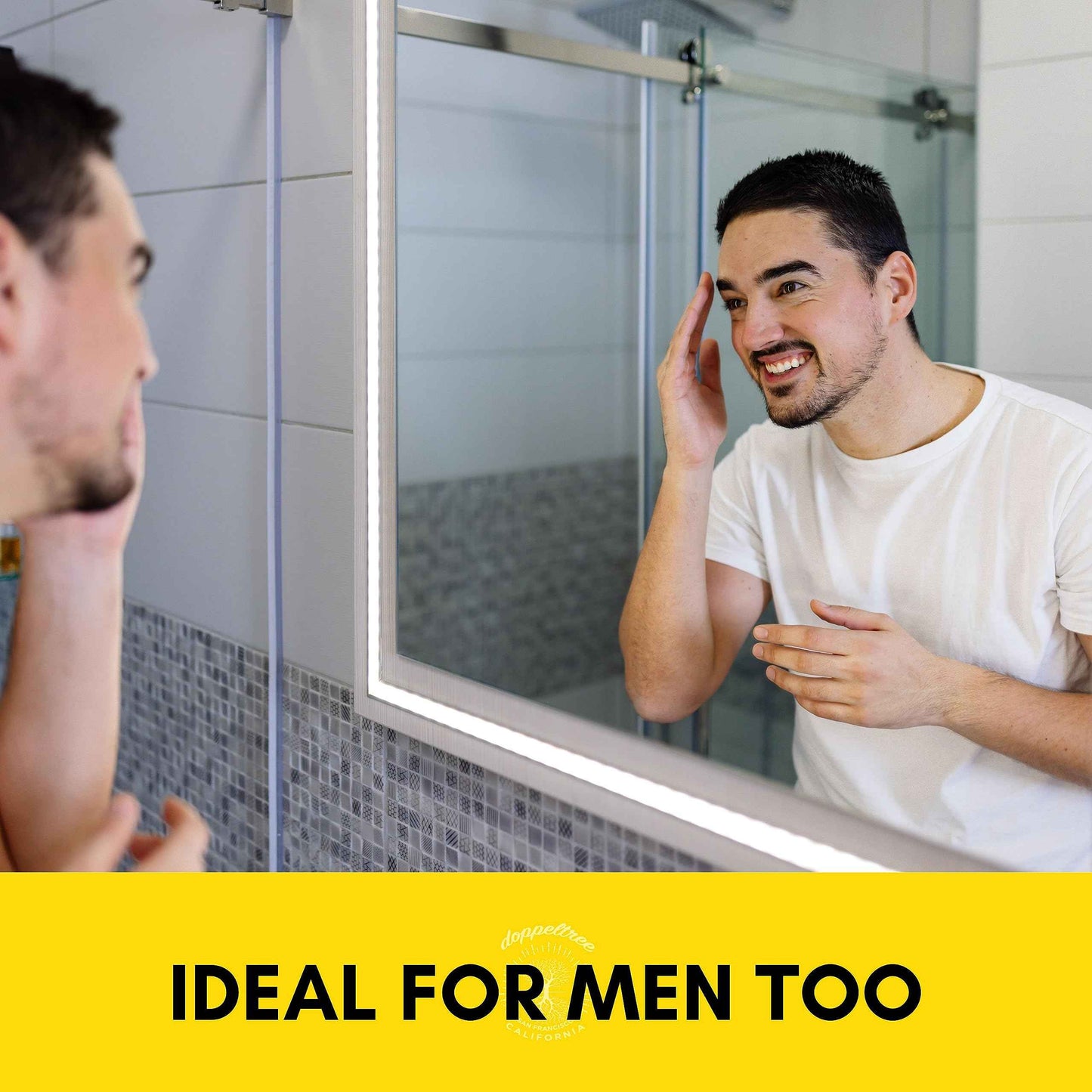 Doppeltree Face Oil for Glowing Skin and Gua Sha Facial Massage, Dermaplaning Facial Oil Anti Aging with Cold-pressed Rosehip Oil, Jojoba Oil, Almond Oil and Vitamin C & E