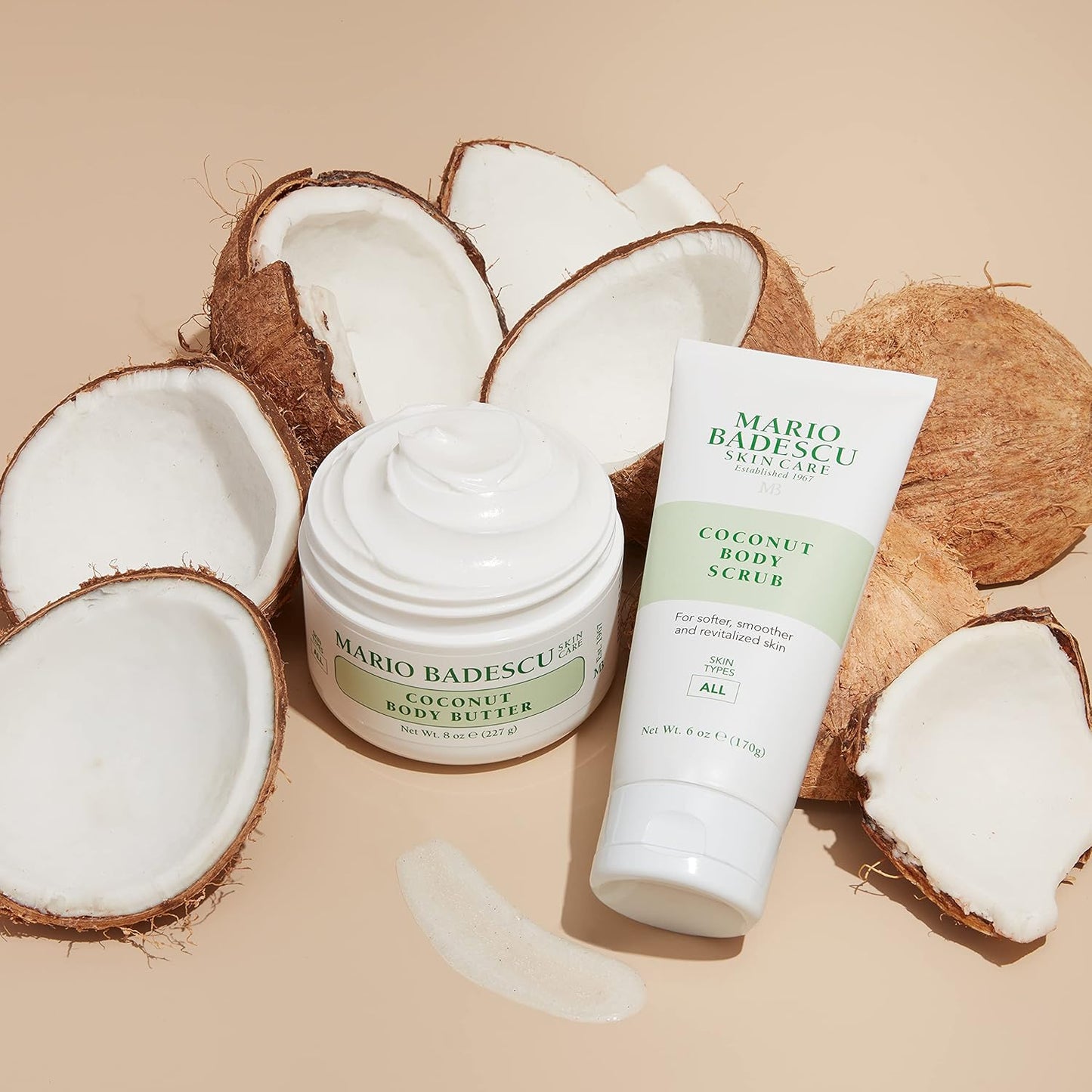 Mario Badescu Coconut Body Butter - Nourishing Body Moisturizer for All Skin Types | Smooth & Radiant Skin