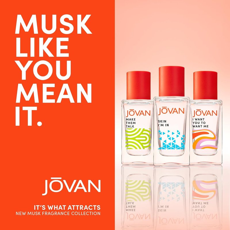 Jovan I Want You To Want Me Eau de Parfum - Unisex Fragrance with Pink Pepper & Musk | 1.7 fl oz Travel Size
