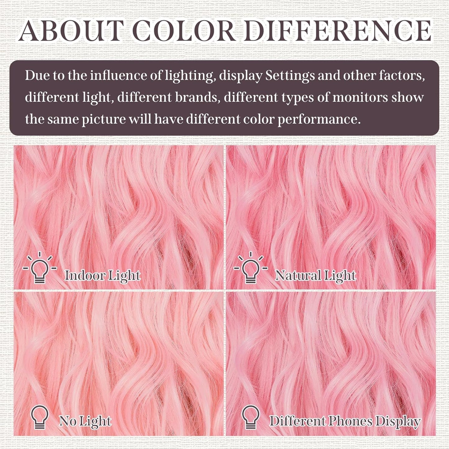 Long Wavy Pink Wig - 26 Inch Synthetic Lace Front Wig for Women | Natural Looking, Pre Plucked, Glueless