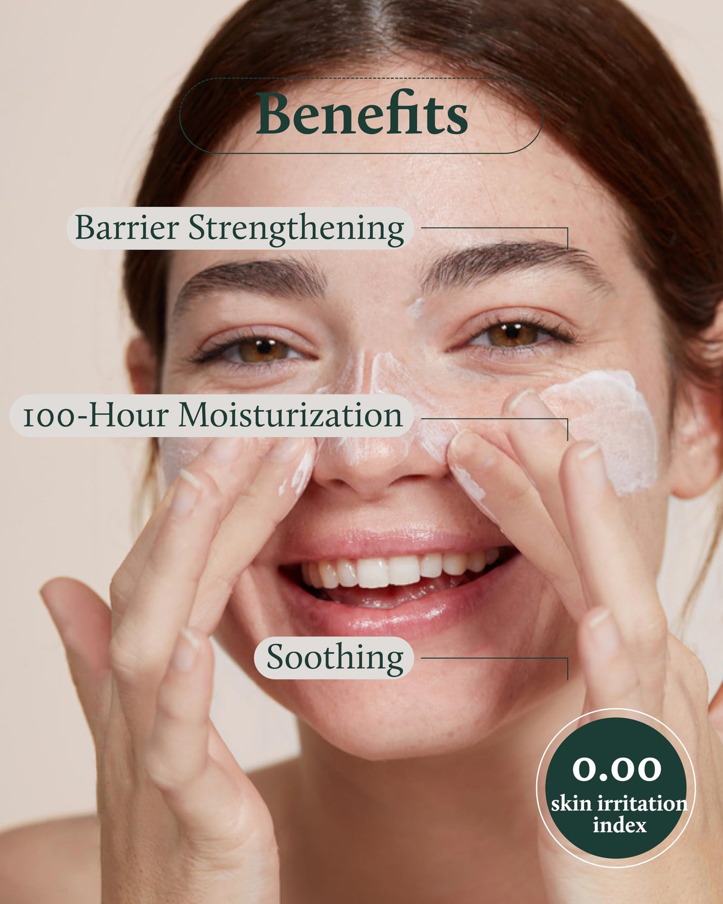 Cutem Daily Cream (1.69fl oz) - 3 in 1 Advanced Moisturizing Cream for Sensitive & Dry skin, Korean Skin Care by Barrier Strengthening Cream for Face & Body, Ceramide, 6 Peptides, Panthenol