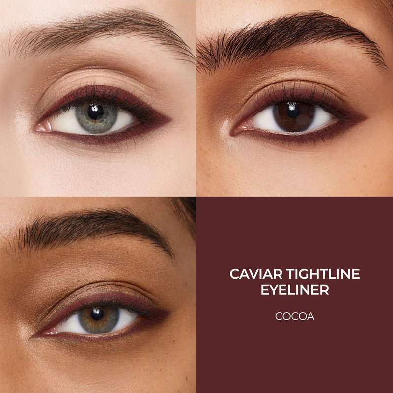 Laura Mercier Caviar Tightline Eyeliner: Long Lasting Color, Crease-proof, Waterproof, Gel-like Hydrating Formula, Perfect for Tightline, Lash Line + Waterline, Cocoa