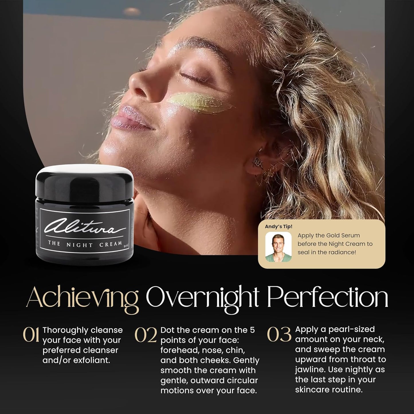 Hyaluronic Acid Anti-Aging Night Cream - Hydrating Moisturizer with 10% Hyaluronic Acid & Superfoods | For Radiant, Youthful Skin