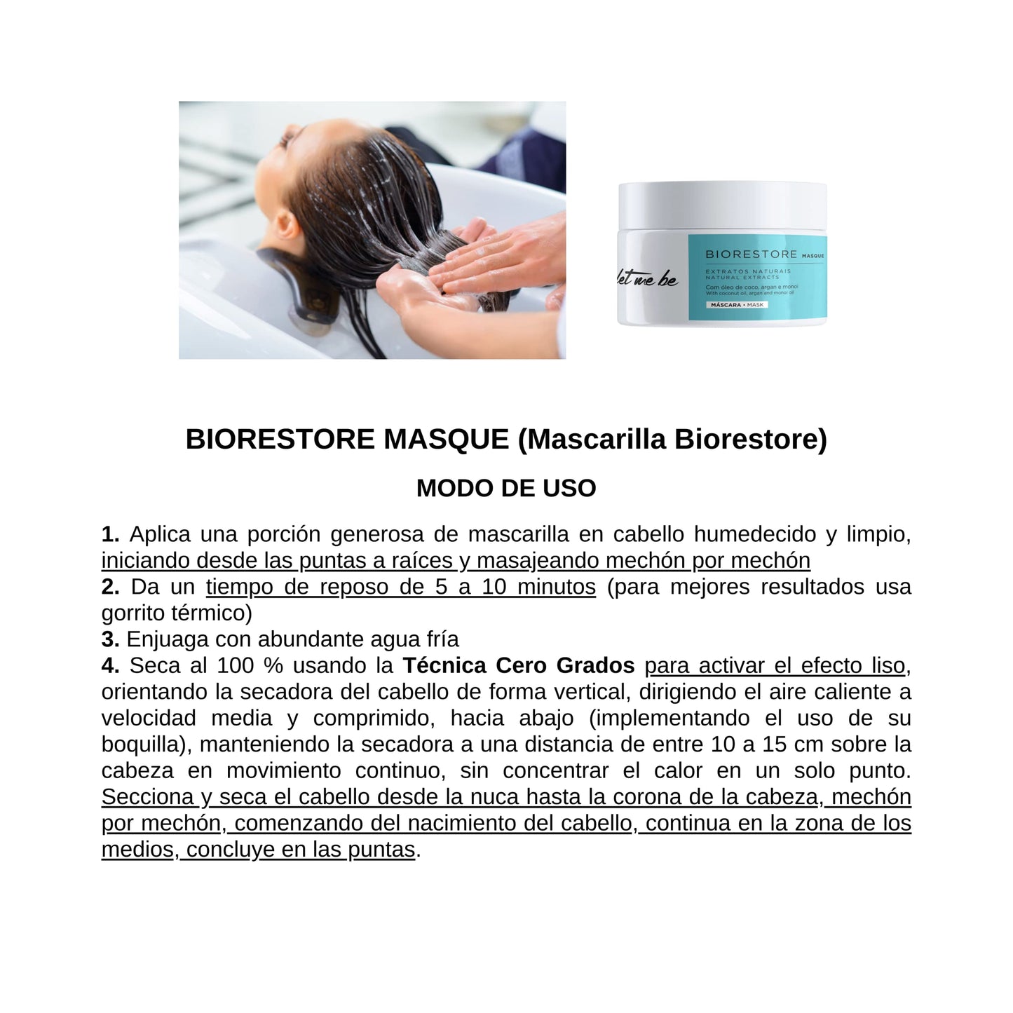 Let Me Be Biorestore Hair Masque 250g (8.81 fl.oz)