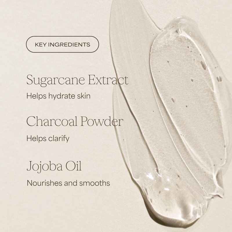 RAW SUGAR Charcoal Bamboo Reset Gentle & Hydrating Body Wash, 20 Fl Oz (Pack of 1), Moisturizing & Refreshing Bath & Shower Gel, Vegan, Formulated without SLS/SLES & Parabens