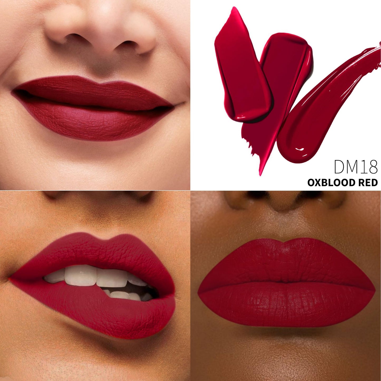 Depuplum Dark Red Lipstick Matte for Women Colorstay Long Lasting Lipsticks