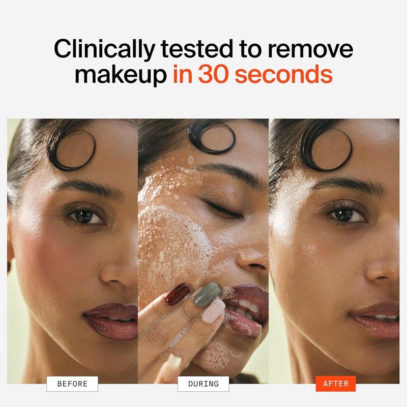 Superfood Facial Cleanser - Kale & Green Tea Daily Face Wash for Glowing Skin | pH Balanced, Refillable, Gentle Makeup Remover