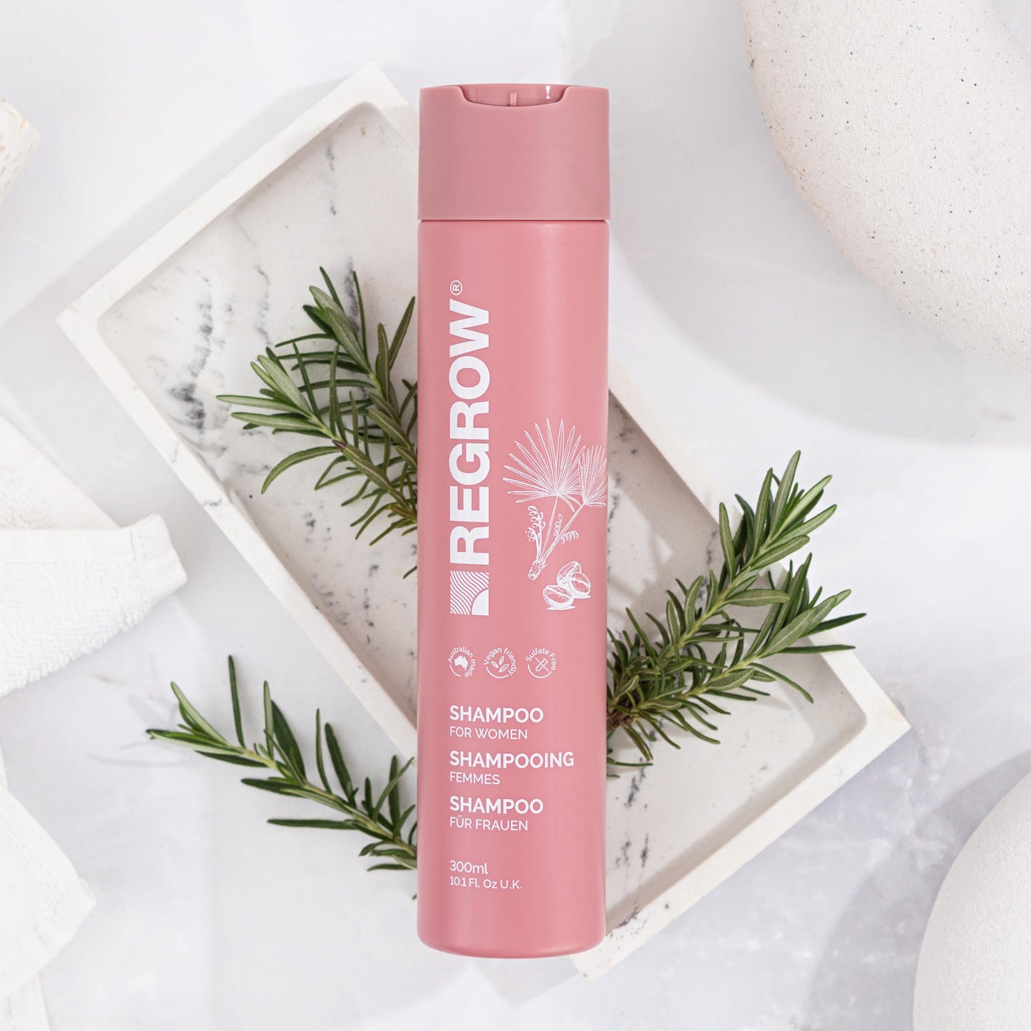 REGROW Womens Shampoo for Stronger Thicker Looking Hair 10.14 fl oz