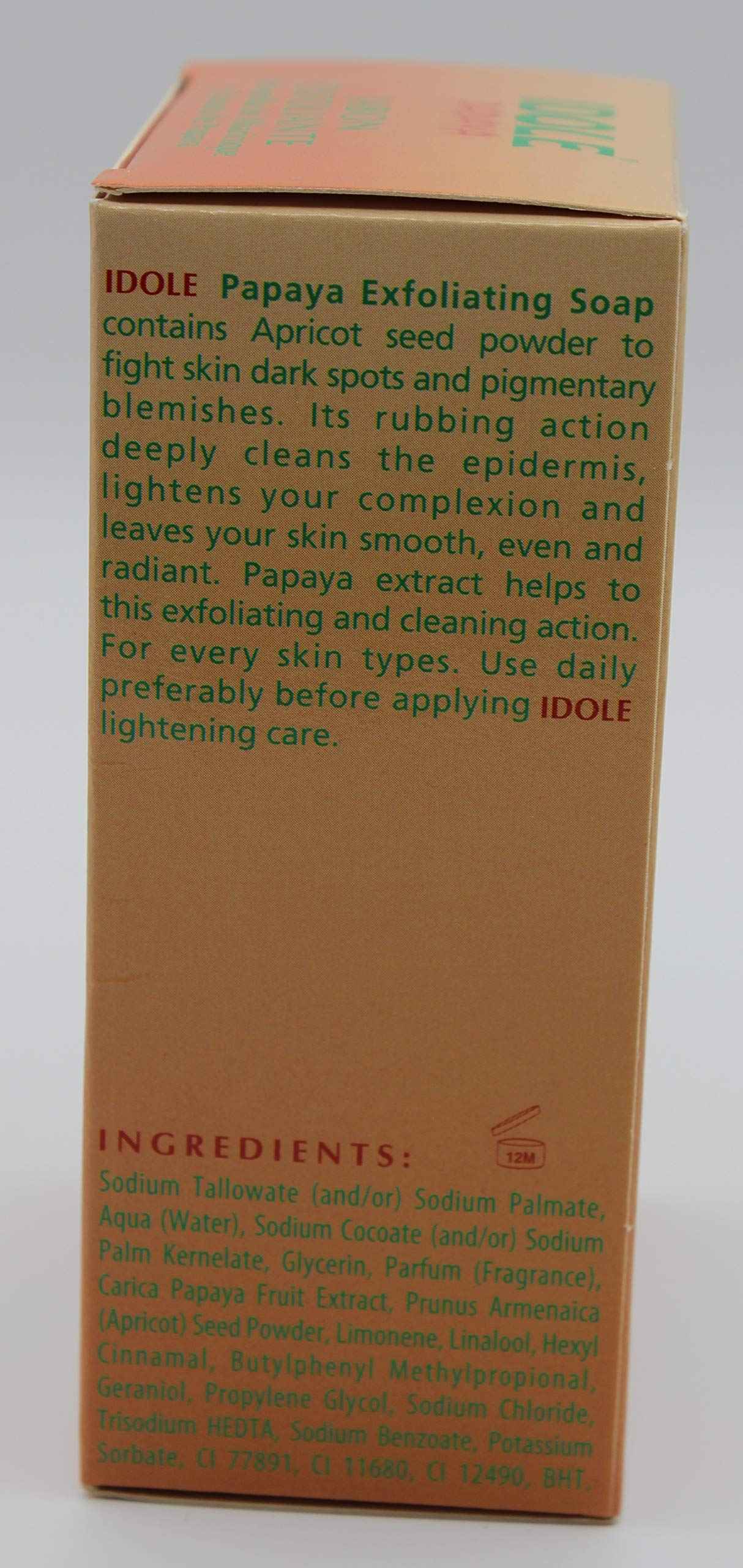 Idole Papaya Exfoliant Soap Pack Of 3