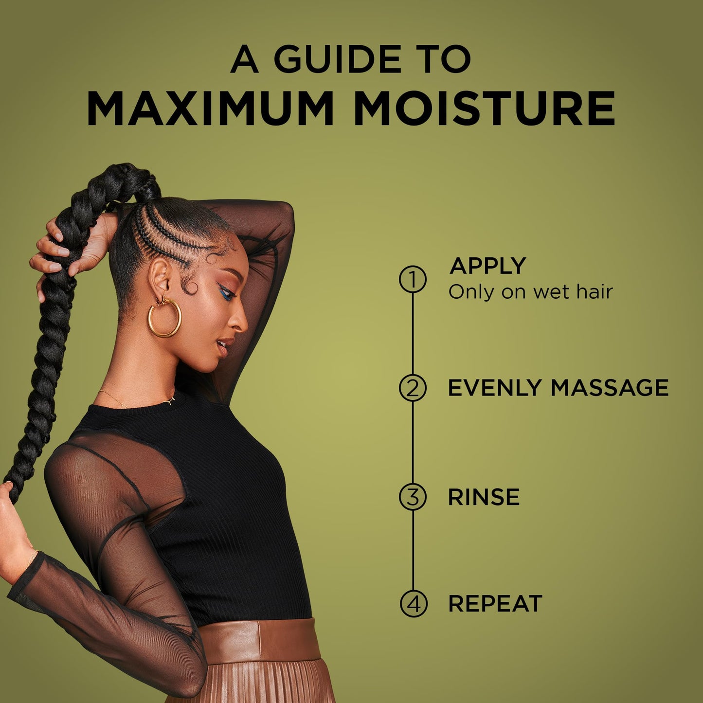 African Pride Olive Miracle 2 in 1 Shampoo & Conditioner, Moisturizing & Detangling for Coily & Curly Hair, with Olive Oil & Flaxseed Oil, 12 oz (Pack of 3)