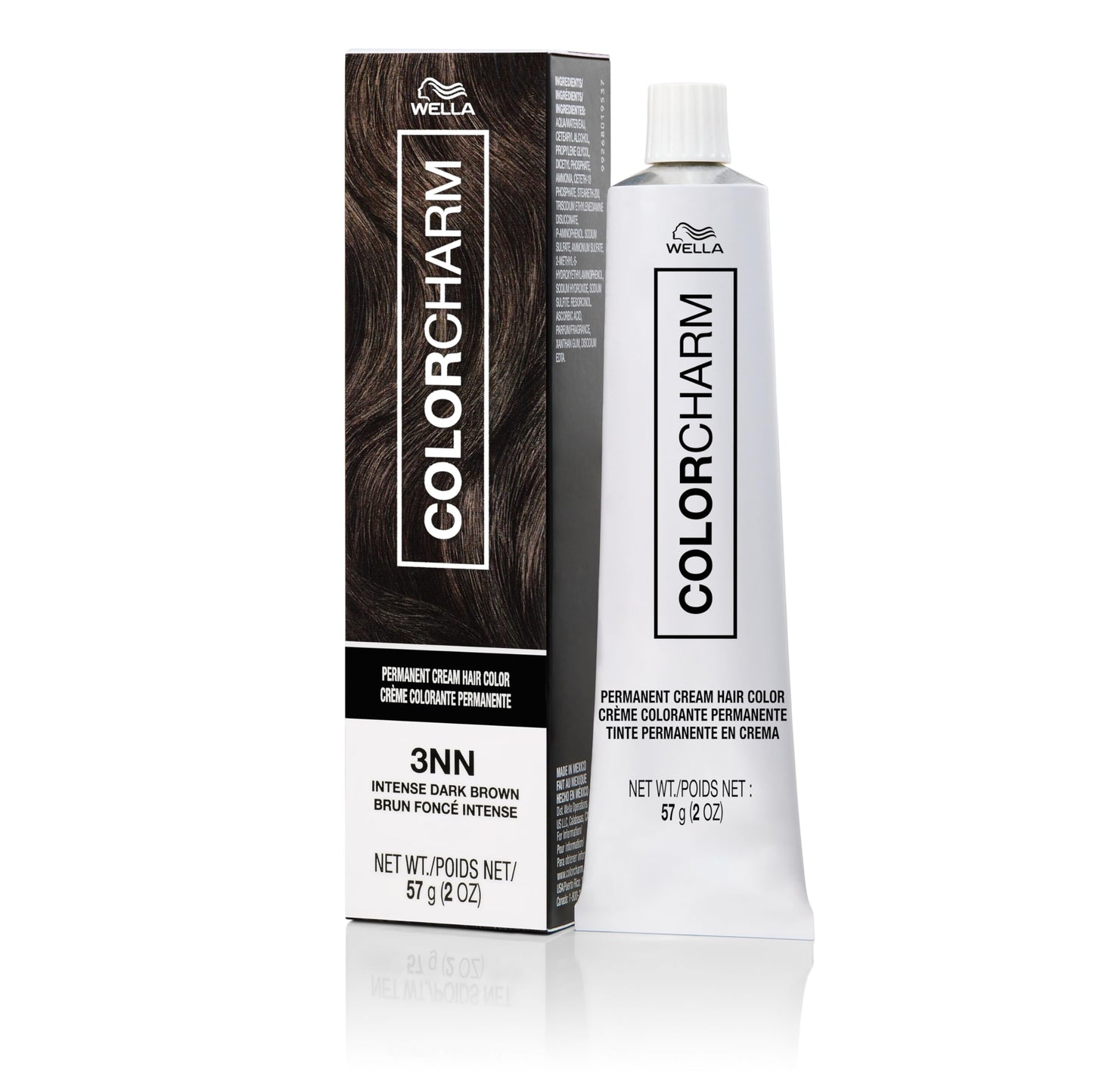 COLORCHARM Permanent Cream Hair Color, 3NN Intense Dark Brown, 2 oz.