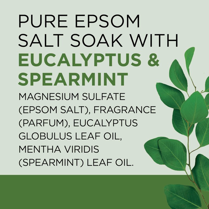 Dr Teal's Relax & Relief Bath Gift Set, Eucalyptus & Spearmint Essential Oil , 4 Piece