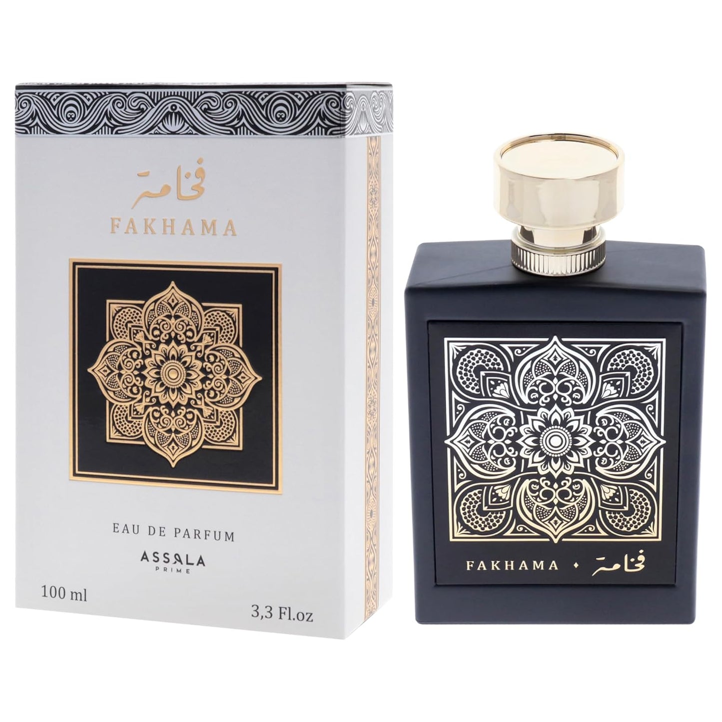 Prime Fakhama Unisex Eau de Parfum - 3.3 oz Fragrance Spray for All-Day Freshness