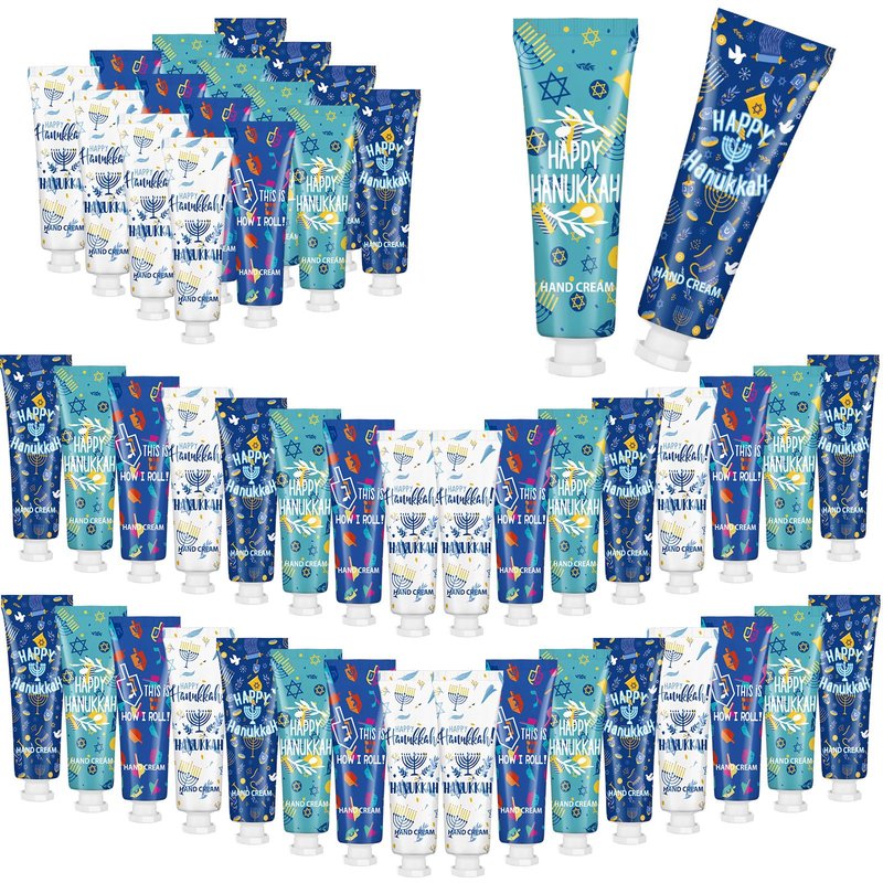 Dimsile 32 Pcs Jewish Themed Gifts Bulk Hand Lotion for Guests Hand Cream Travel Size Bulk Party Gifts Jewish Essentials for Women Men