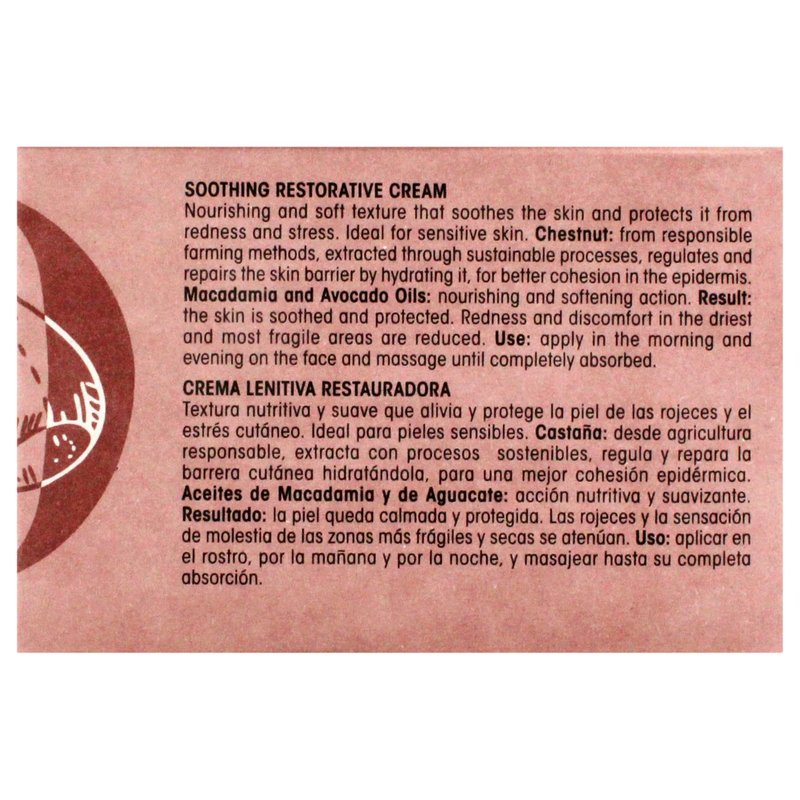 Olos Soothing Restorative Cream - Face Moisturizer - Face Lotion for Stress Signs and Redness - Face Cream with Aloe, Macadamia, Avocado Oil - 1.7 oz