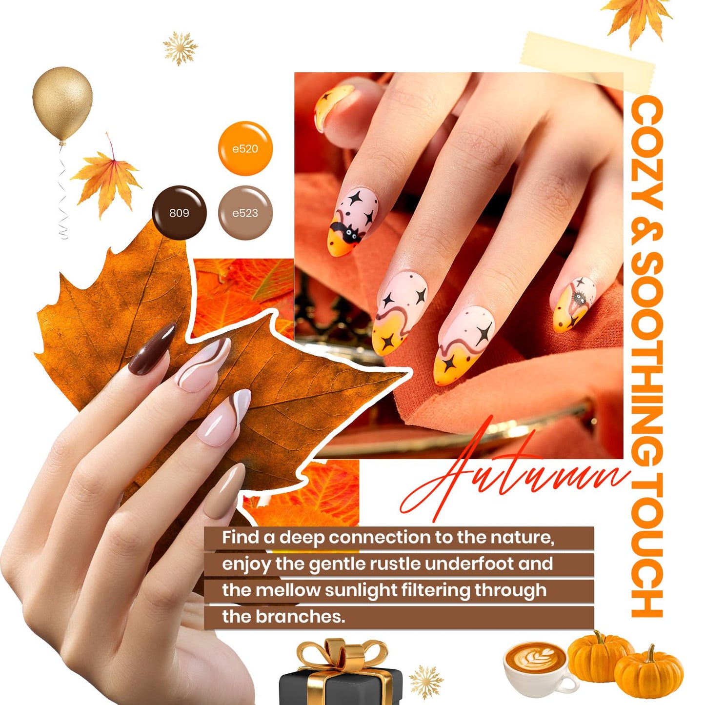 beetles Gel Polish Set Vivid Seasons - Summer Gel Nail Polish Set 36 Colors Pink Yellow Green Purple Jelly Shades 45pcs with Base & Top Coat UV LED Soak Off DIY Salon Gift for Women