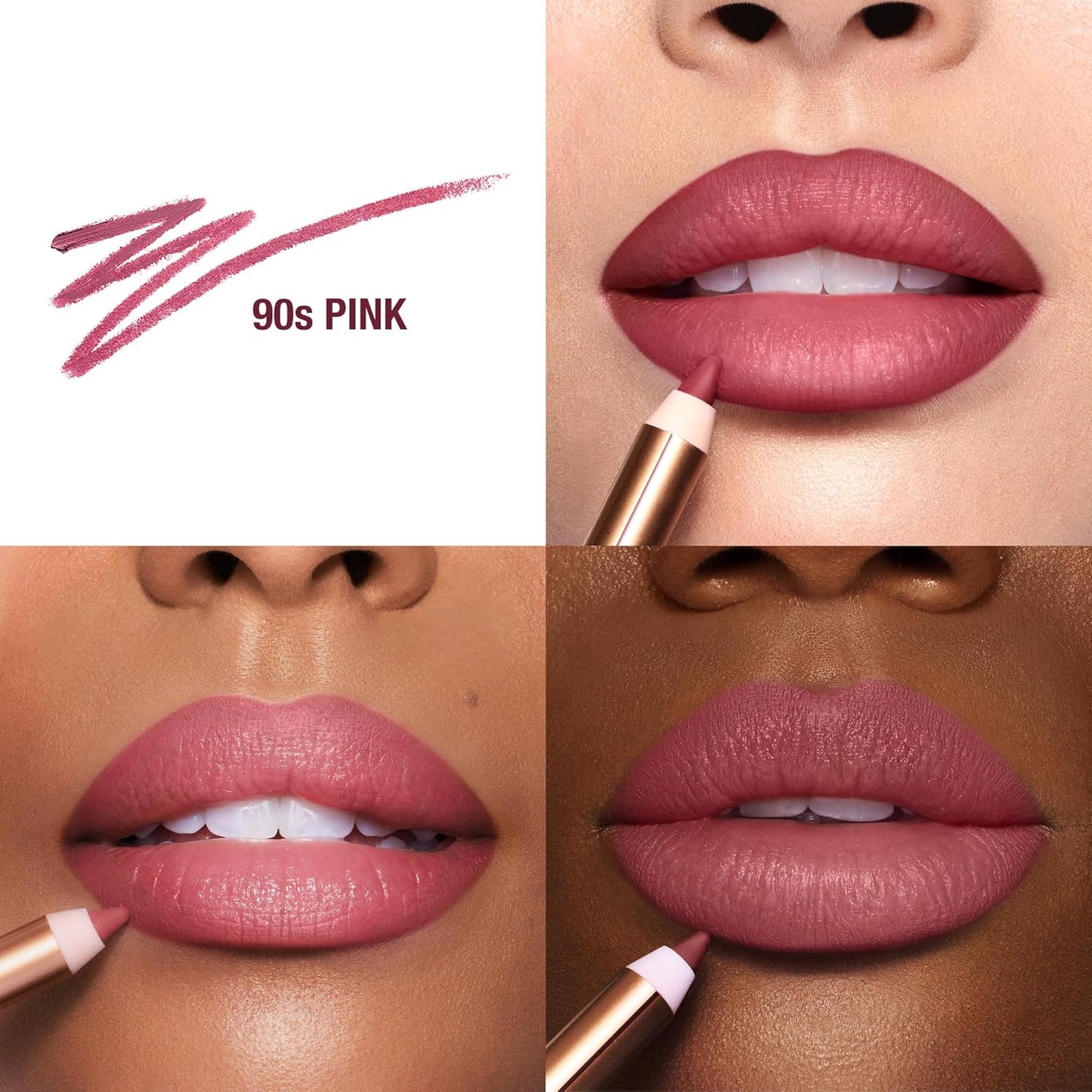 Charlotte Tilbury Lip Cheat Lip Liner Pencil - Define & Enhance Lips with Jojoba Oil | Waterproof & Smudge-Proof