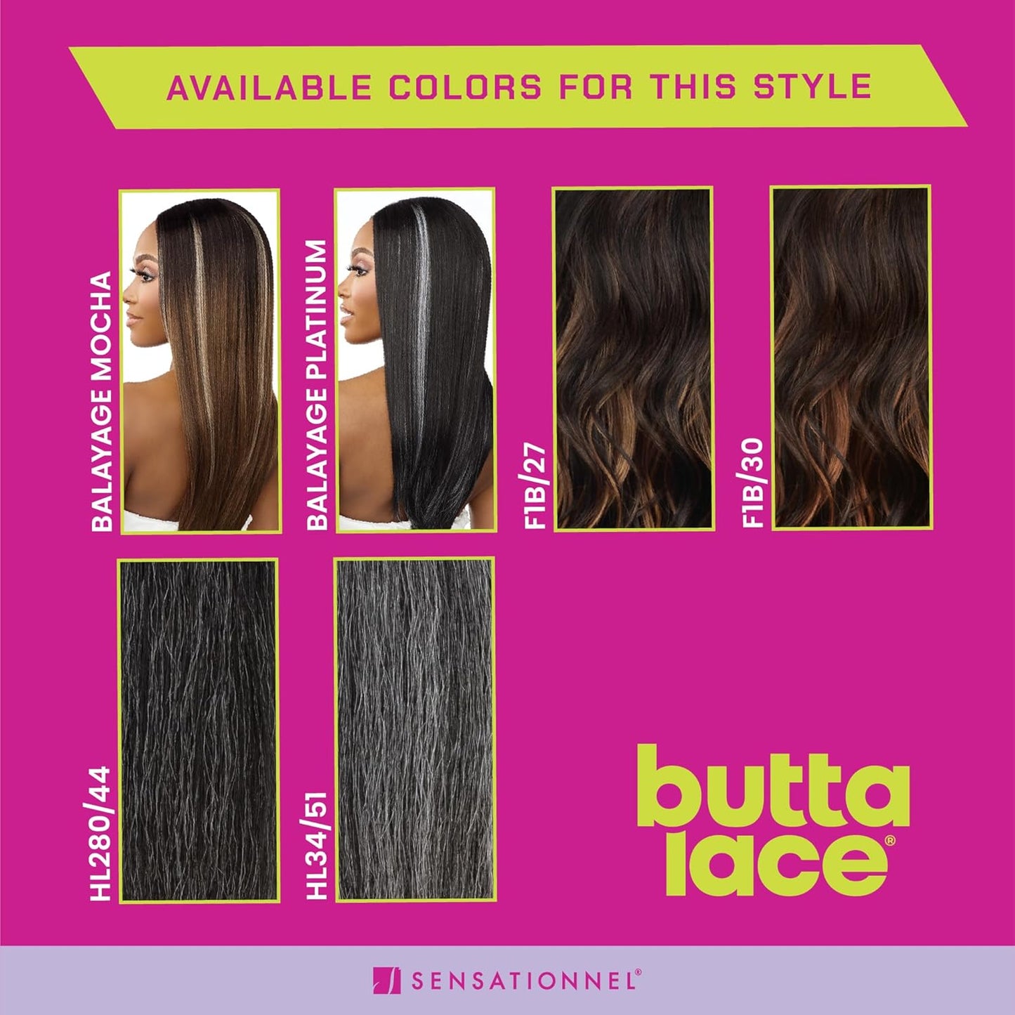 Sensationnel Butta Lace Wigs - Velvet Flow Extra Wide 5" Deep Part Synthetic Hair | Balayage Mocha