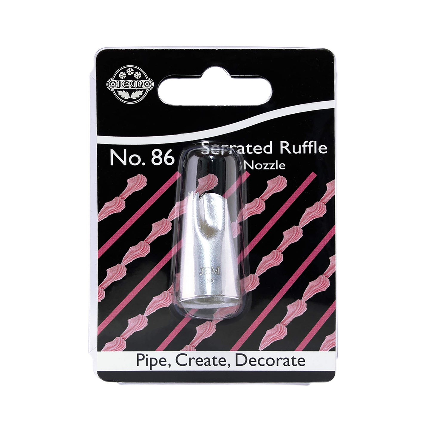 JEM Serrated Ruffle Piping Nozzle Decorating Tip #86