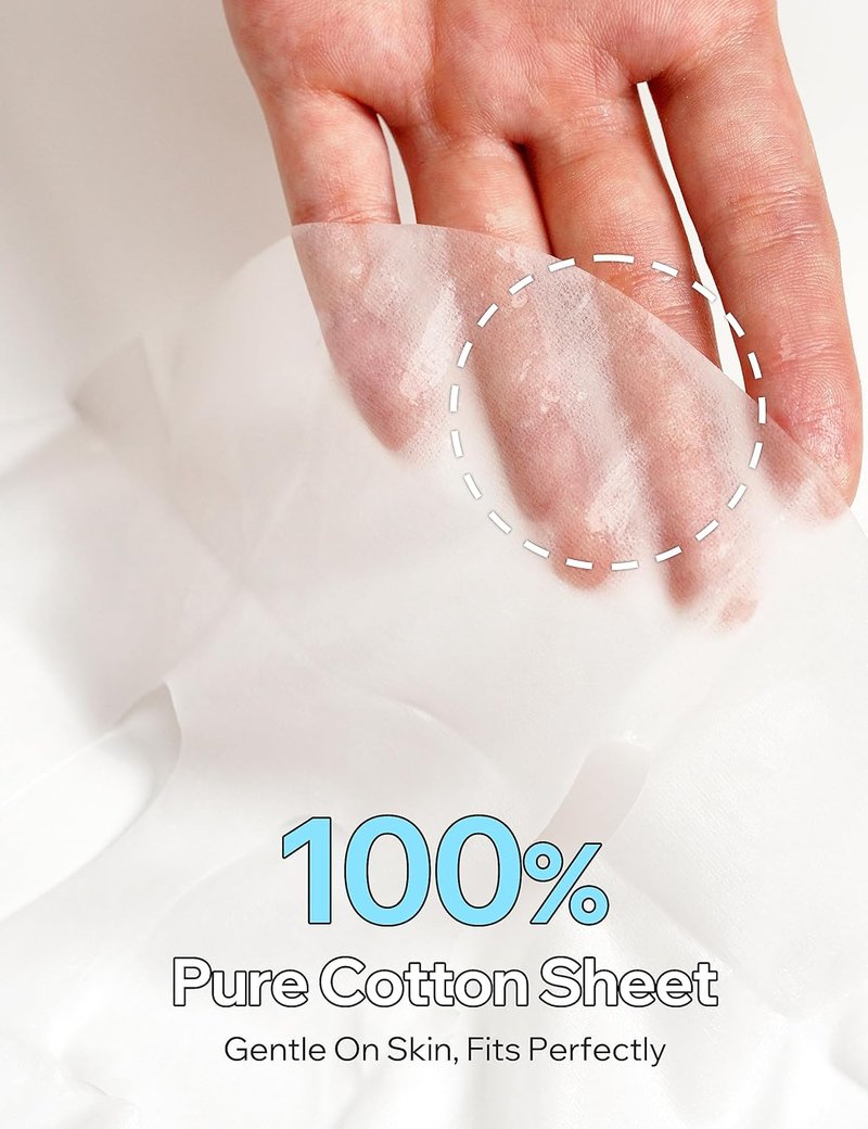 Vita Genic Jelly Pore Tightening Face Masks - Korean Skin Care with 11 Vitamins | Moisturizing for Oily Skin (10 Sheets)