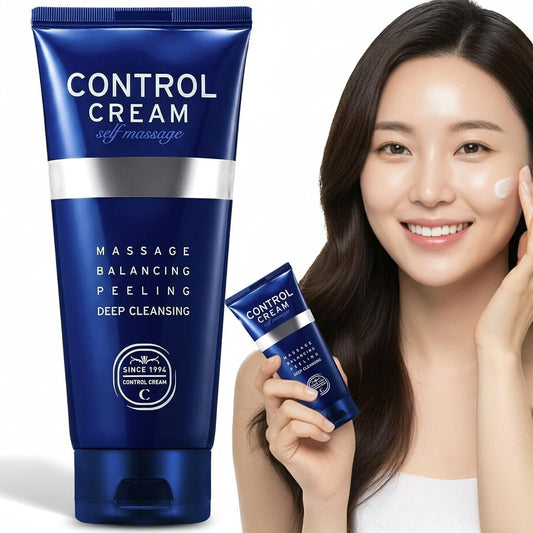 Korean Face & Body Control Cream - Gentle Exfoliation, Deep Hydration, Smooth Skin | 5.07 oz