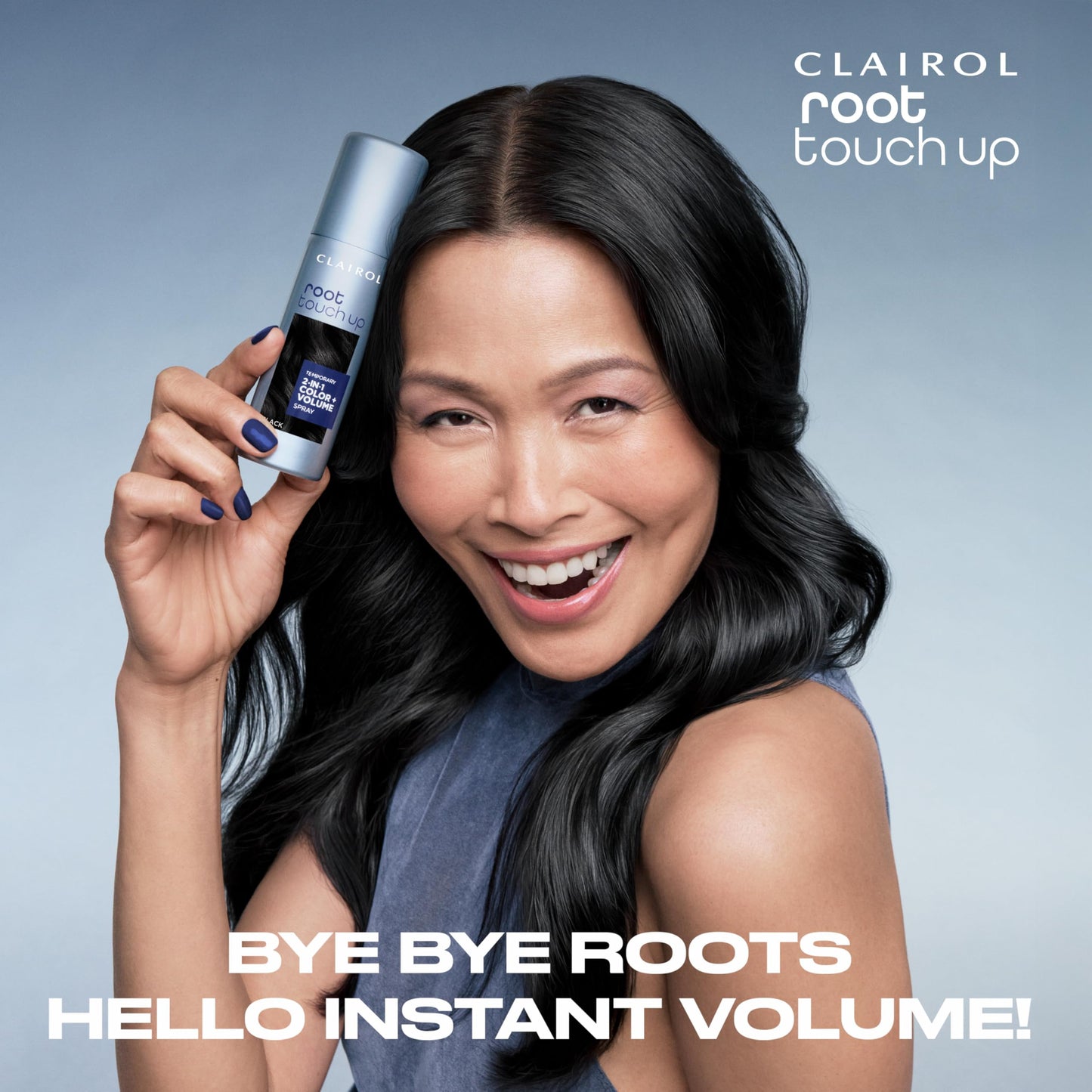 Clairol Root Touch-Up Color + Volume 2-in-1 Temporary Hair Coloring Spray, Medium Brown Hair Color, Pack of 1 - Packaging May Vary