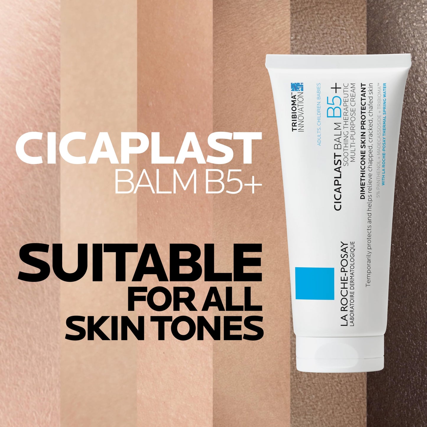 La Roche-Posay Cicaplast Balm B5 Skin Barrier Repair Cream with Centella Asiatica, Shea Butter & Panthenol | Multi-Purpose Healing Ointment for Dry, Irritated Skin | Face & Hand Balm, Baby Safe, 100ml