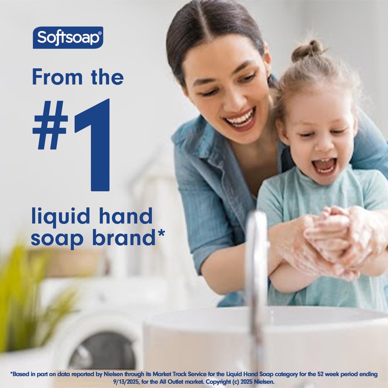 SOFTSOAP Liquid Hand Soap Refill, Aquarium, Bulk Hand Soap, Commercial Hand Soap, 300 oz Total (50 oz|Case of 6) US05262A