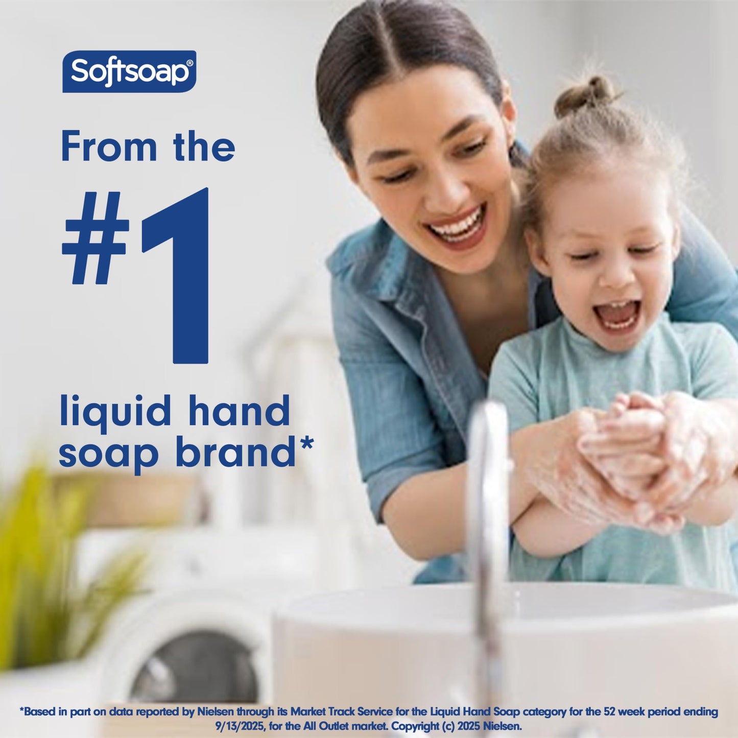 Softsoap Antibacterial Hand Soap Liquid Refill, Crisp Clean, 50oz, Bathroom Soap, Bulk Soap, Moisturizing, Pack of 6 (US05261A)