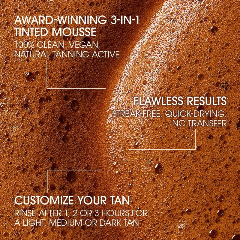 St.Tropez Ashley Graham Golden Getaway Kit, Self Tan Set with Award-Winning Express Bronzing Mousse, Velvet Applicator Mitt and Limited Edition Scent Purity Face Mist, Vegan, Natural & Cruelty Free