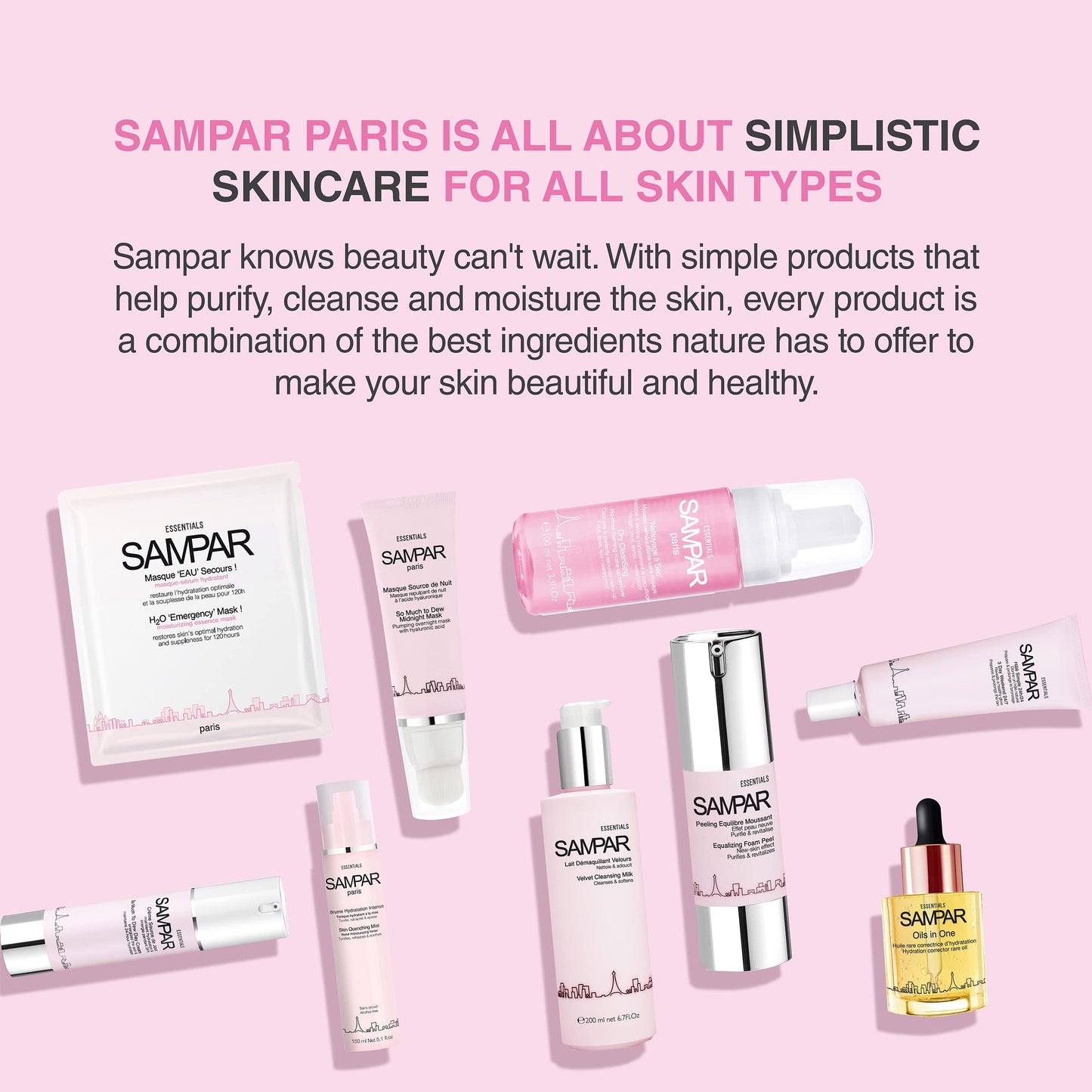 SAMPAR Illuminating Eye Cream - Anti-Aging, Hydrating & Brightening Treatment with Hyaluronic Acid, Vitamin C, and Essential Oils - Reduces Dark Circles, Fine Lines & Puffiness - All Skin Types