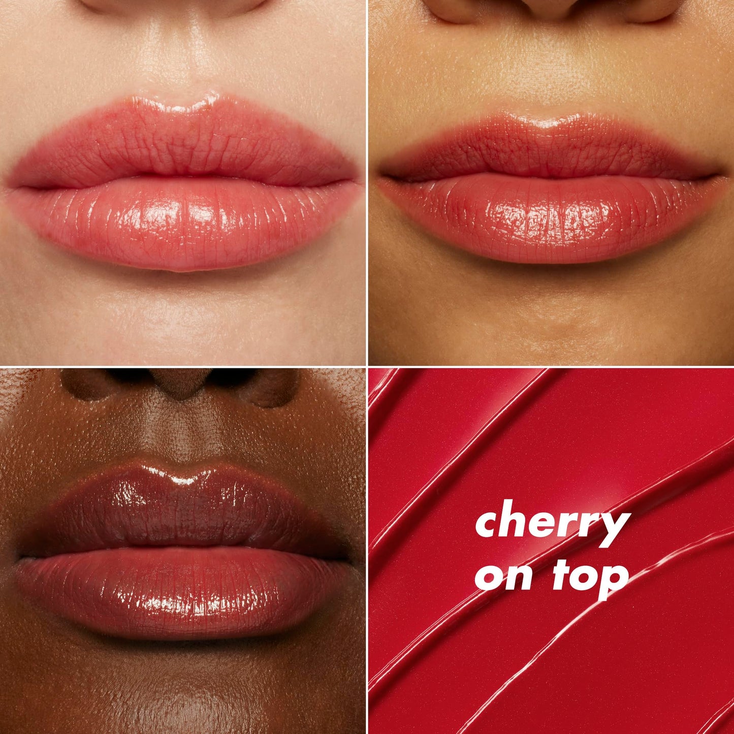 e.l.f. Glow Reviver Lip Oil Stick, Tinted, Non-Sticky & Hydrating For A Soft-Shine Finish, Vegan & Cruelty-Free, Cherry on Top