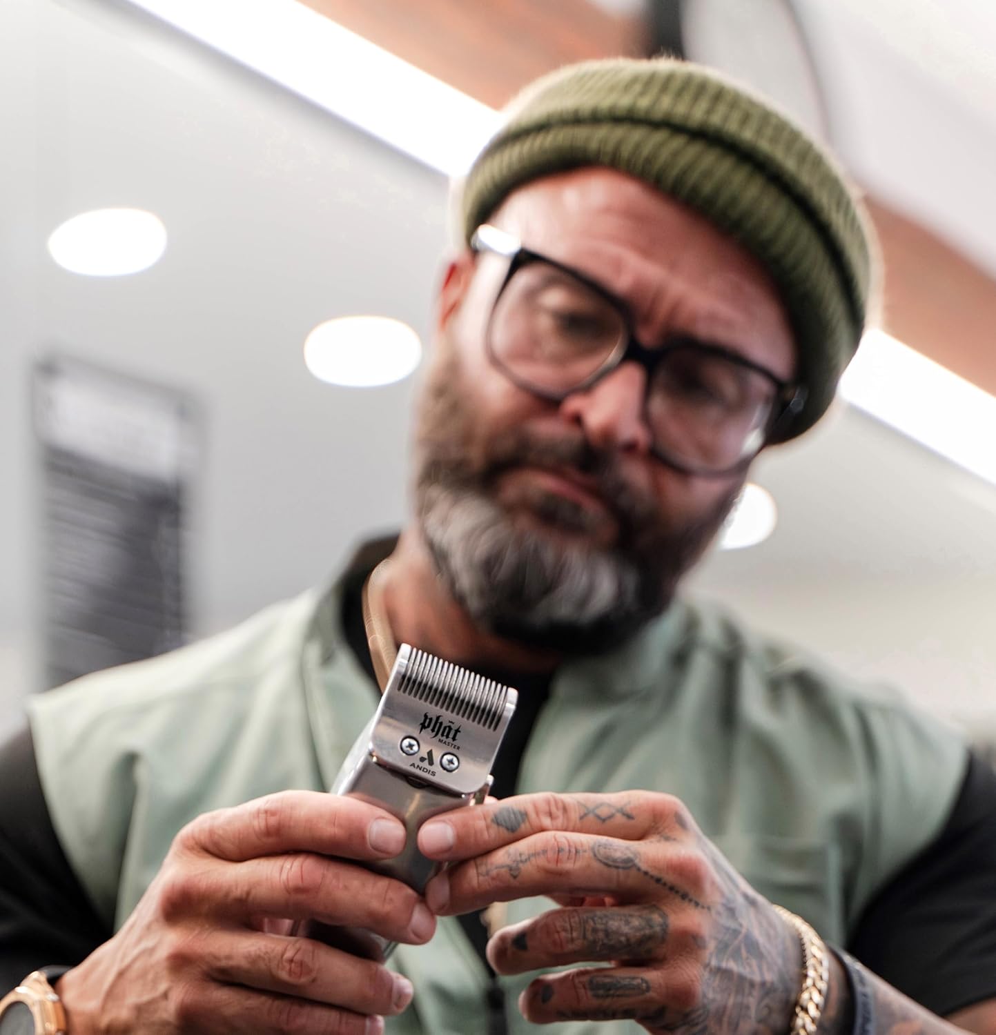 Andis Phat Master Clipper Replacement Blade - Carbon Steel Precision | Model 561870