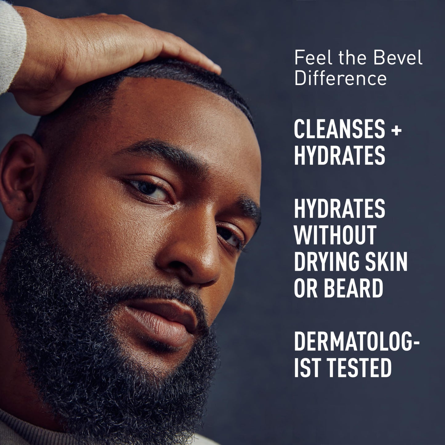 Bevel Face & Beard Wash For Men With Witch Hazel & Aloe Vera Cleansing Mens Face Wash That Hydrates and Brightens Skin and Softens Beard, 4 FL Oz, (Pack of 2)